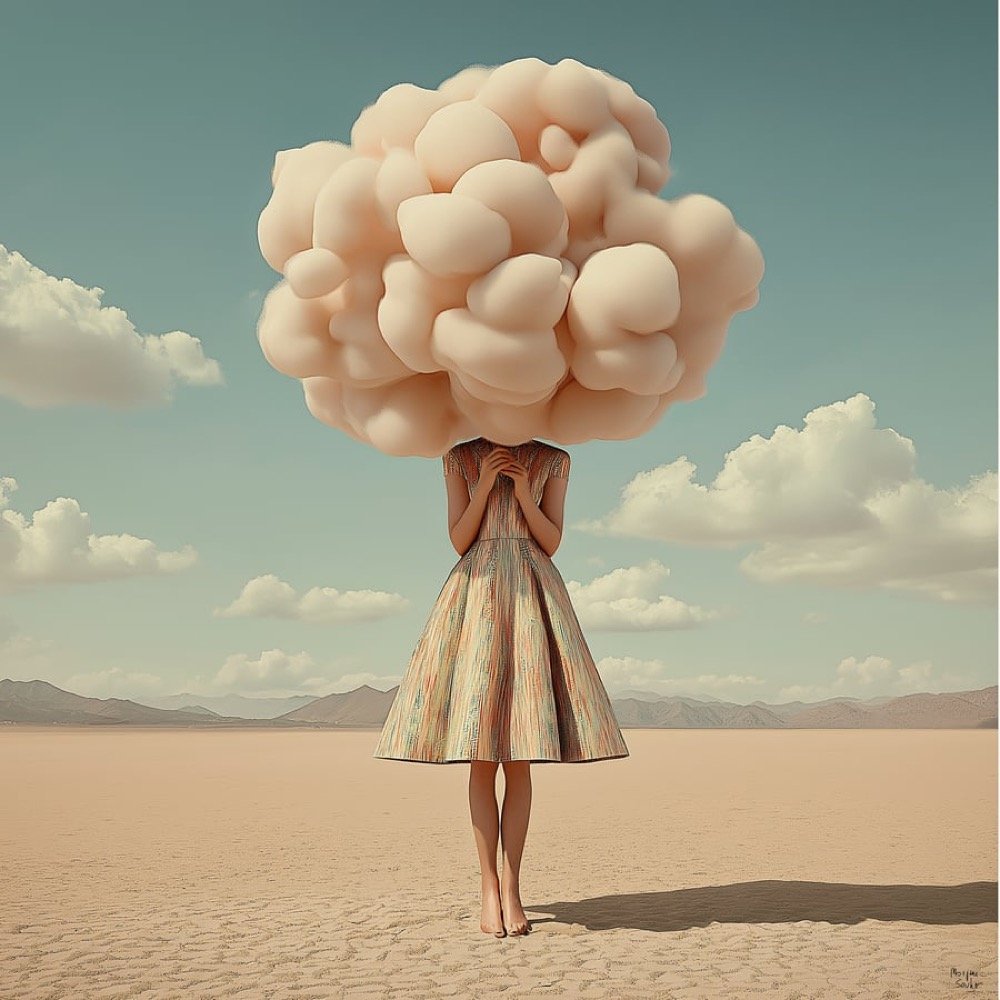 Cotton Girl, œuvre générative de Morgane Soulier