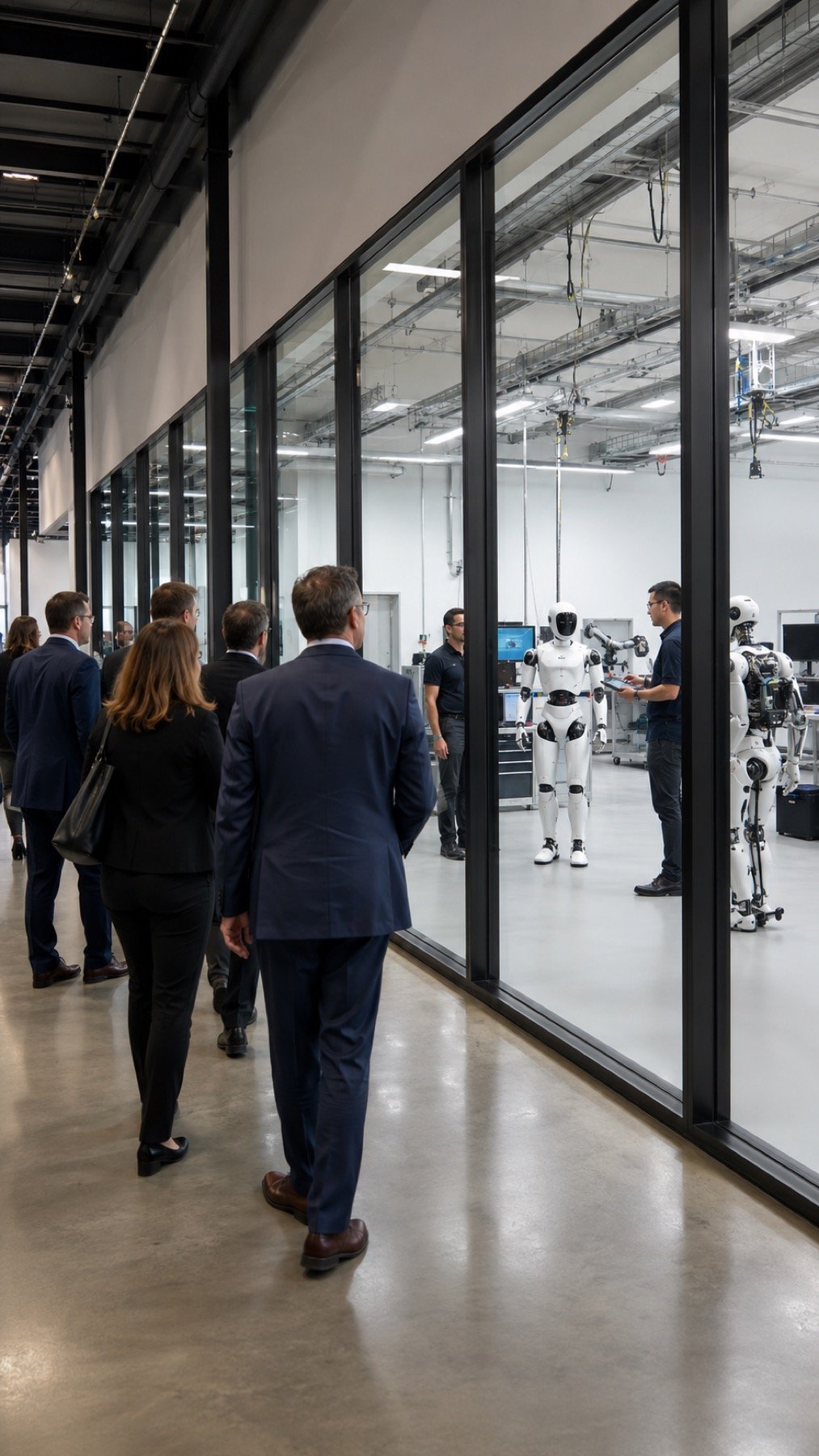 Visite d'un laboratoire de robotique humanoïde
