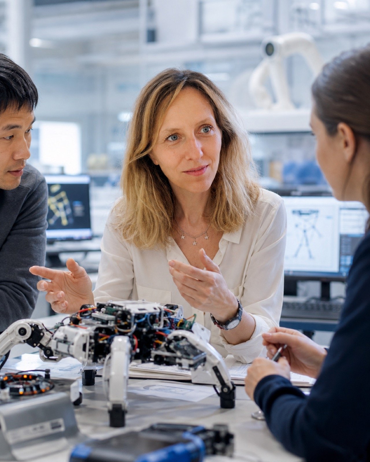 Sur le terrain, chez les constructeurs de robots